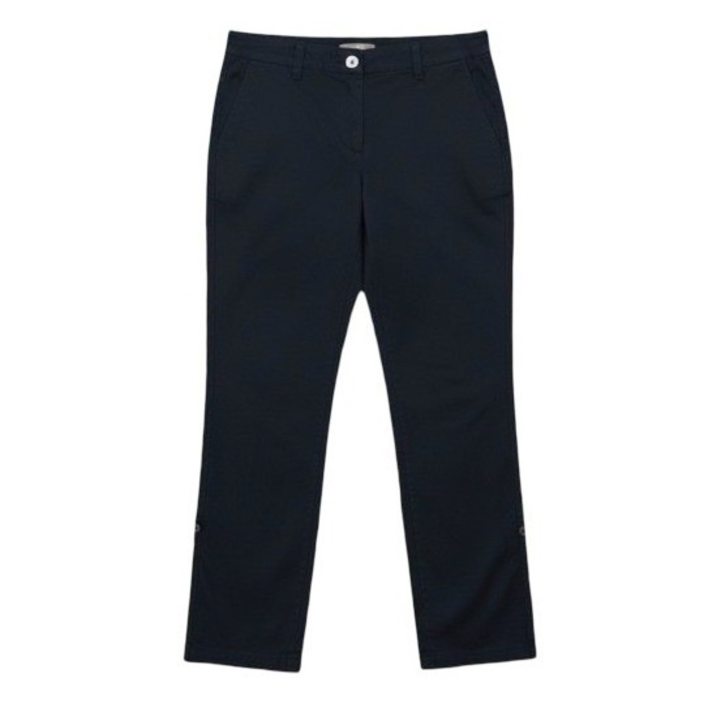 Chicos Straight Leg Mid Rise Chino Pants Womens 2 12